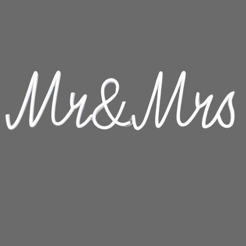  NEON SIGN   Sketch + Etch  Mr + Mrs