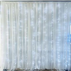 Backdrop Curtain Lights  White 