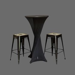 Bar Table Covers - Black 
