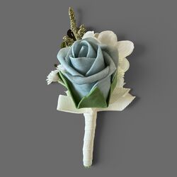Boutonnière- Dusty Blue 
