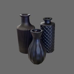 Bud Vase - Matt Black 