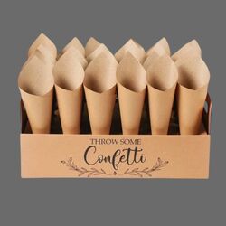Confetti Tray and Cones - DIY 