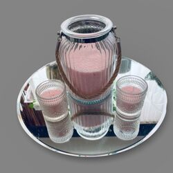 Crystal Natural Candle Sand Wax -   Pale Pink 