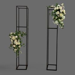 Arbour Flower Stands - Black 