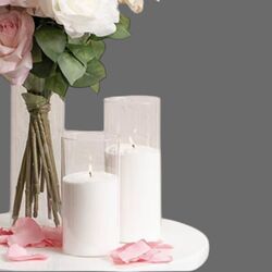 Glass Cylinder Floral Vase