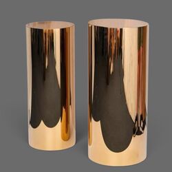 Gold Mirror Plinths 