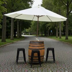 Market Umbrellas   Cream 