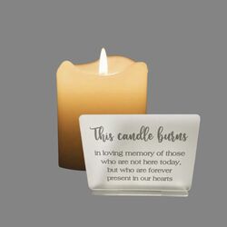 Memorial Table Sign - Frosted Acrylic/Black 
