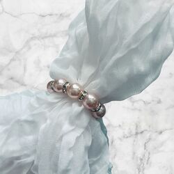 Table Napkin Rings - Rose Gold and Diamanté 