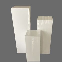Plinths - White Acrylic Square 