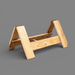 Rustic Trestle Table Legs - Short 