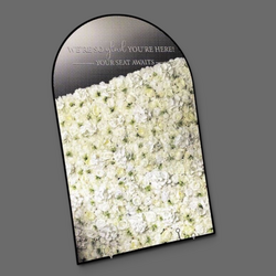 Seating Board - Black Frame Arch Mirror