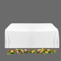 Table Cloths   Premium Grade White 