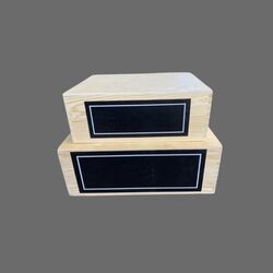 Table Rises - Timber with Black Chalk Board  
