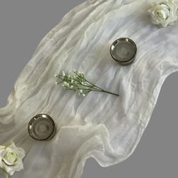 Table Runners - Gauze - Boho White