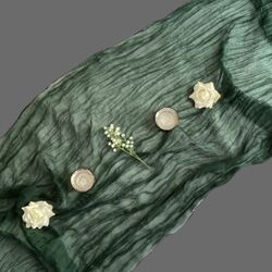 Table Runners - Gauze - Emerald Green 