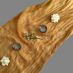 Table Runners - Gauze - Golden 