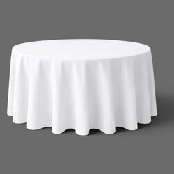 Tablecloth - White Round 335cm 