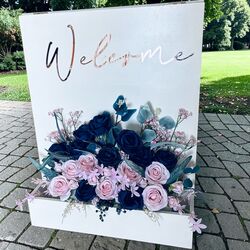 Welcome Flower Box   Silk Arrangements 