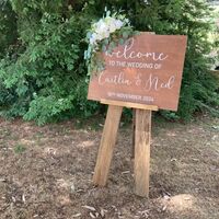 Welcome Sign, Easel 