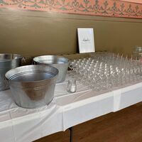 Ice Buckets, Wine Glasses 