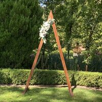 A Frame Arbour, flowers 