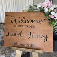 Welcome Board, Rustic Easel,  Welcome Board Flowers 