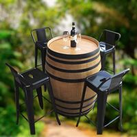 Wine Barrels - Oiled with Black Rings 
