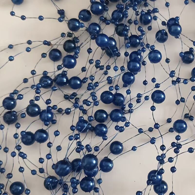 Black, Blue or Gold Floating Beads Wedding Decor for Hire