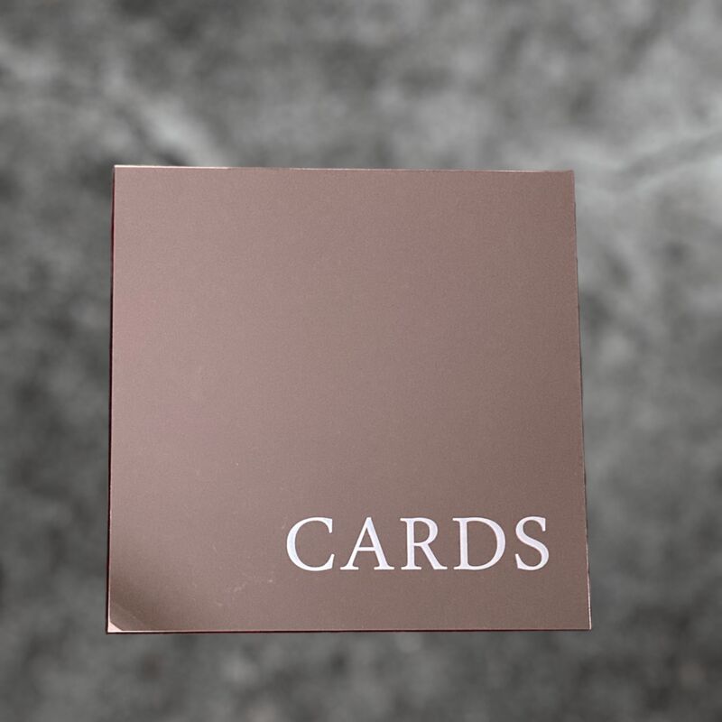 Cards Box  Rose Gold 