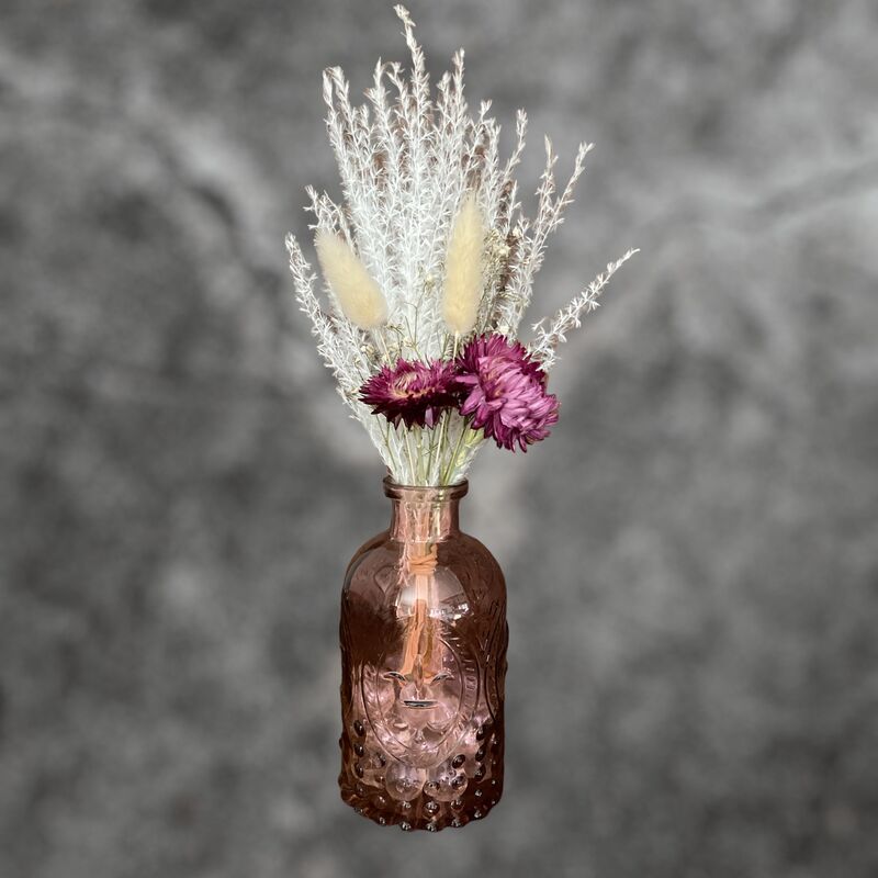 Dried Flower Posy   Pink
