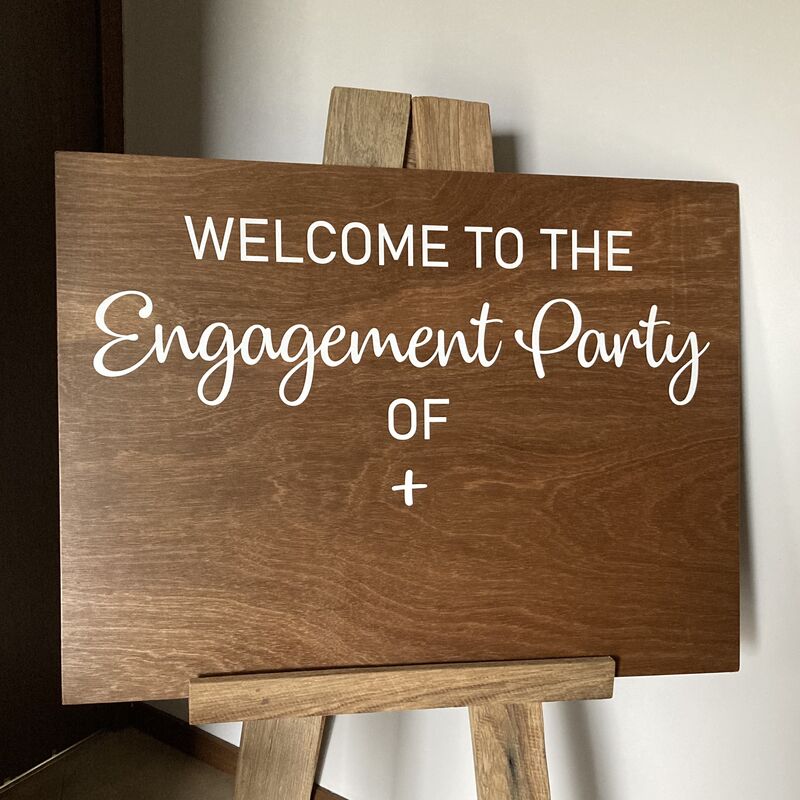 Engagement Party Sign Wedding Decor for Hire