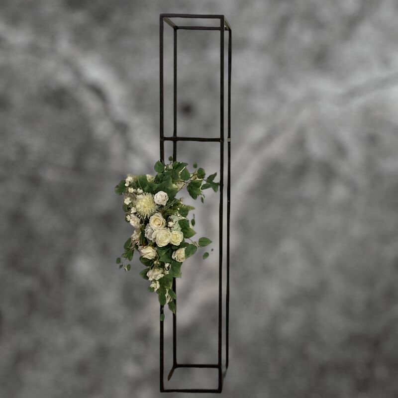 Flower Stands   Black Metal 
