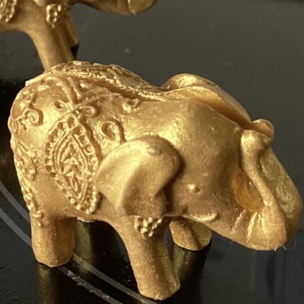 CLEARANCE SALE Gold Lucky Elephant Place Card Holders Wedding Decor