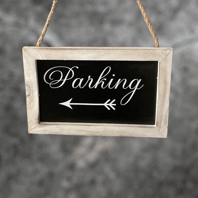 Parking Sign   Timber Frame 