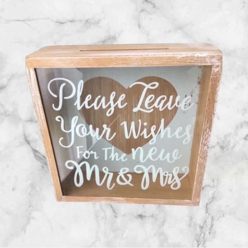 Please Leave Your Wishes for the New Mr + Mrs 