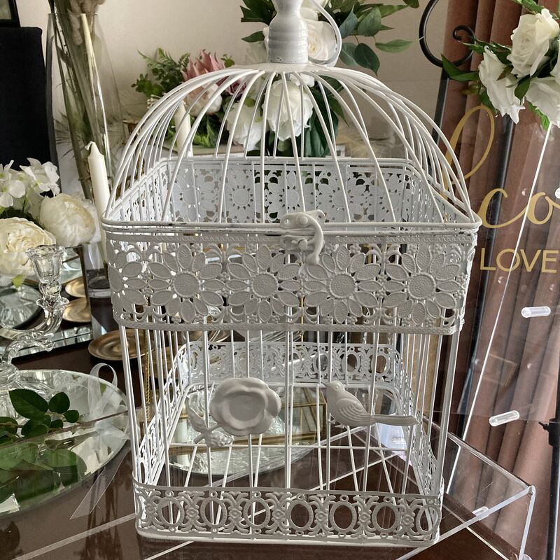 Bird Cage Large White Wedding Decor for Hire