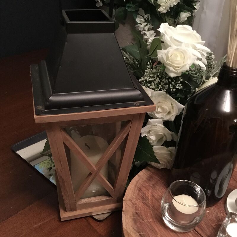 CLEARANCE SALE Wooden Lantern Wedding Decor for Hire