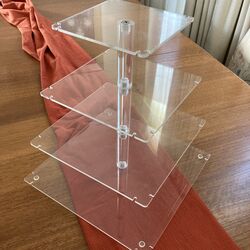 Acrylic Four Tier Cake Stand