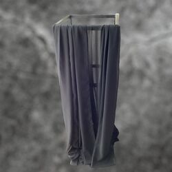 Arbour Drape - Black Chiffon (2 pieces)