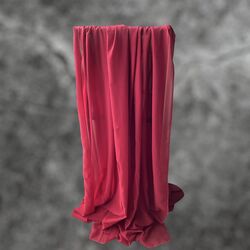 Arbour Drape - Burgundy Chiffon. 