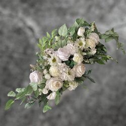 Arbour Flowers - New White Silk 