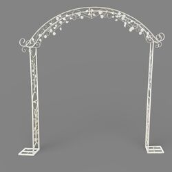 Arbour   White Decorative Archway 