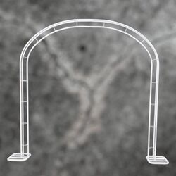 Arbour - White Metal Arch