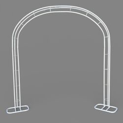 Arbour   White Metal Arch