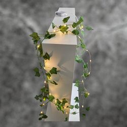Artificial Ivy Leaf with Copper Lights 5m 