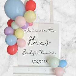 Baby Shower Welcome Board 
