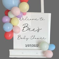 Baby Shower Welcome Board 
