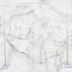 Backdrop Stand   White Metal 