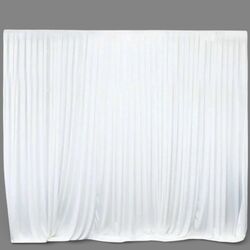 Backdrop   White Satin 3m x 3m 